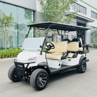 高尔夫4+2座电动车(定制公路胎)