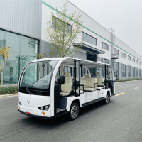 双头橙色观光车（全景天窗）