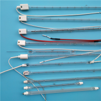 透明卤素石英加热管