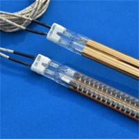 半镀金碳纤维双孔管